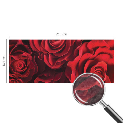 3D fototapeta z motivom rdečih vrtnic
