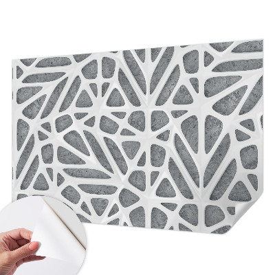 Fototapeta za otroško sobo z motivom geometrijskega omrežja