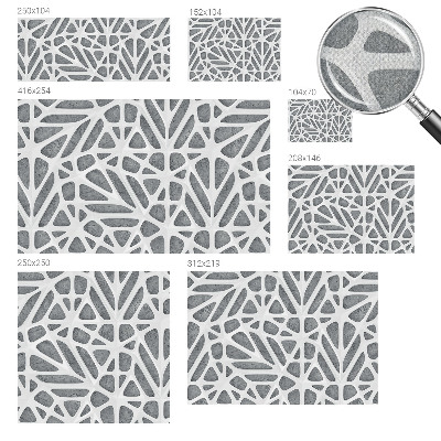 Fototapeta za otroško sobo z motivom geometrijskega omrežja
