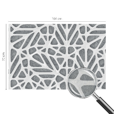 Fototapeta za otroško sobo z motivom geometrijskega omrežja