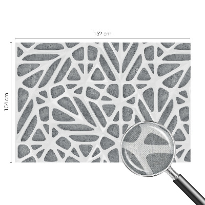 Fototapeta za otroško sobo z motivom geometrijskega omrežja
