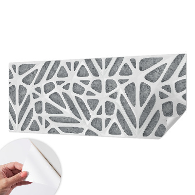 Fototapeta za otroško sobo z motivom geometrijskega omrežja