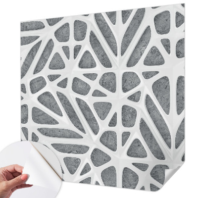 Fototapeta za otroško sobo z motivom geometrijskega omrežja