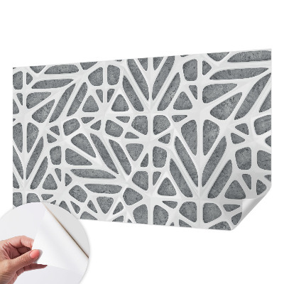 Fototapeta za otroško sobo z motivom geometrijskega omrežja