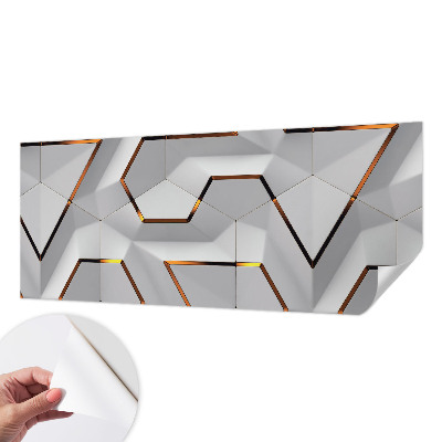 Samolepilna fototapeta za dnevno sobo Tridimenzionalni vzorci