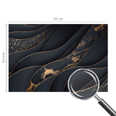 Samolepilna fototapeta za spalnico z vzorcem elegantnih valov
