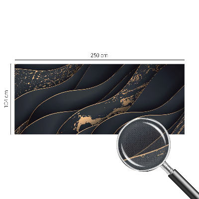 Samolepilna fototapeta za spalnico z vzorcem elegantnih valov