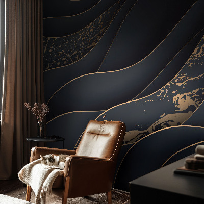 Samolepilna fototapeta za spalnico Elegantni valovi