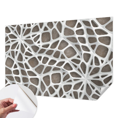 3D fototapeta z motivom geometrijskega omrežja