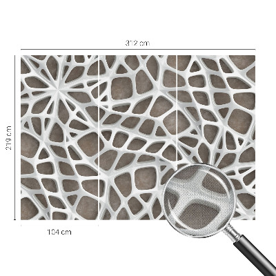 3D fototapeta z motivom geometrijskega omrežja