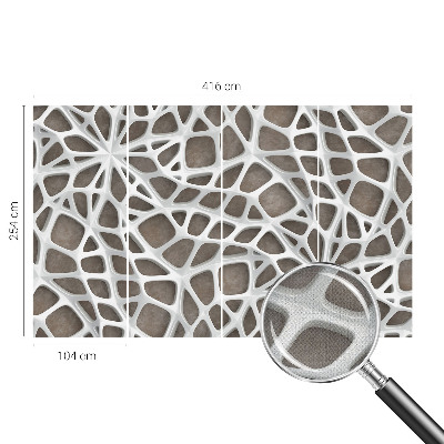 3D fototapeta z motivom geometrijskega omrežja