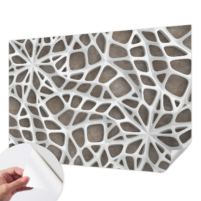 3D fototapeta z motivom geometrijskega omrežja