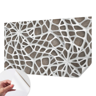 3D fototapeta z motivom geometrijskega omrežja