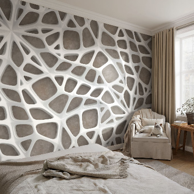 3D fototapeta z motivom geometrijskega omrežja