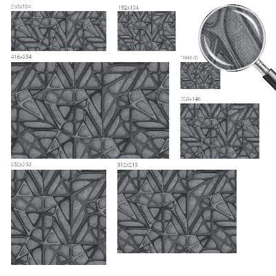 Samolepilna fototapeta z geometrijskim vzorcem