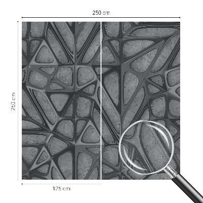 Samolepilna fototapeta z geometrijskim vzorcem