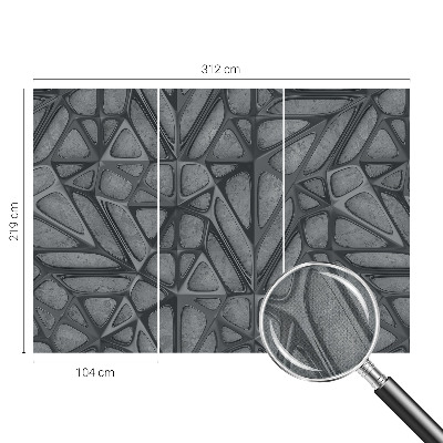 Samolepilna fototapeta z geometrijskim vzorcem
