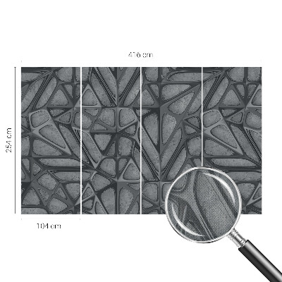 Samolepilna fototapeta z geometrijskim vzorcem