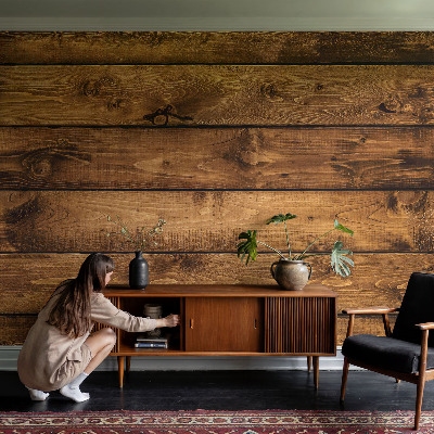 Fototapeta za otroško sobo Lesene deske