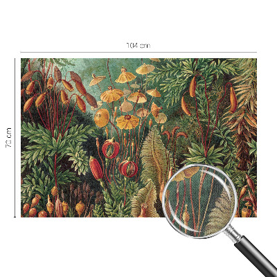 Samolepilna fototapeta za dnevno sobo Eksotični vrt