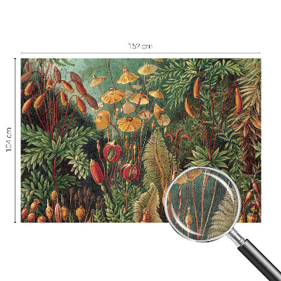 Samolepilna fototapeta za dnevno sobo Eksotični vrt