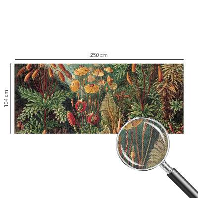 Samolepilna fototapeta za dnevno sobo Eksotični vrt