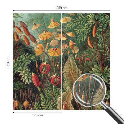 Samolepilna fototapeta za dnevno sobo Eksotični vrt