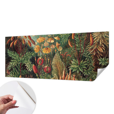 Samolepilna fototapeta za dnevno sobo Eksotični vrt