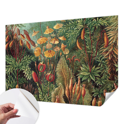 Samolepilna fototapeta za dnevno sobo Eksotični vrt