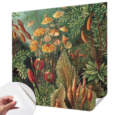 Samolepilna fototapeta za dnevno sobo Eksotični vrt