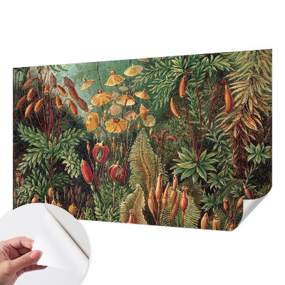 Samolepilna fototapeta za dnevno sobo Eksotični vrt