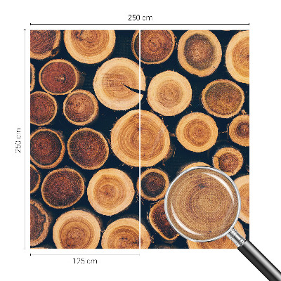 3D fototapeta Leseni krogi
