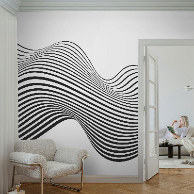 Otroška fototapeta z dinamičnim abstraktnim vzorcem