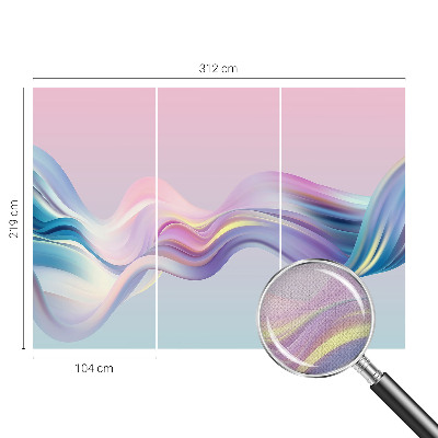 Otroška fototapeta Barviti valovi