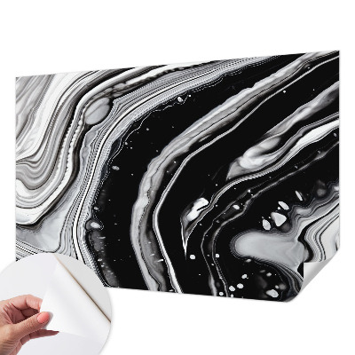 3D fototapeta z monokromatskimi valovi