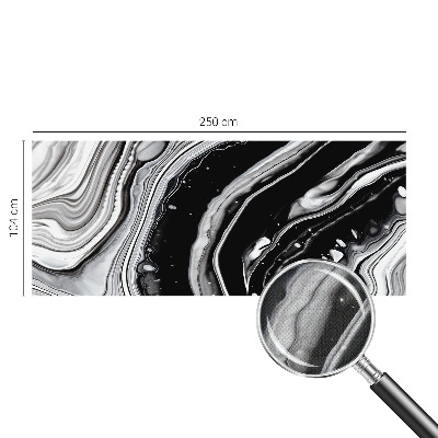 3D fototapeta z monokromatskimi valovi