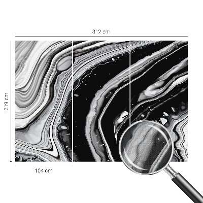 3D fototapeta Monokromatski valovi