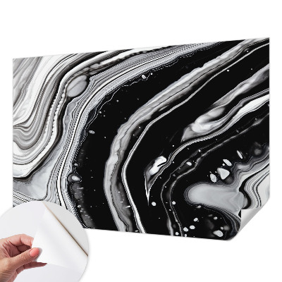3D fototapeta z monokromatskimi valovi