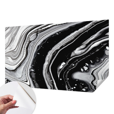 3D fototapeta z monokromatskimi valovi