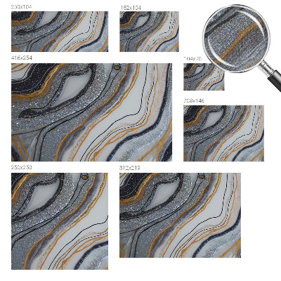 Samolepilna fototapeta za spalnico Kamniti valovi