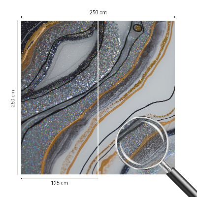 Samolepilna fototapeta za spalnico Kamniti valovi