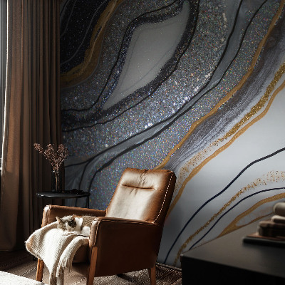 Samolepilna fototapeta za spalnico Kamniti valovi