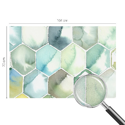 Fototapeta za otroško sobo Pastelni šesterokotniki