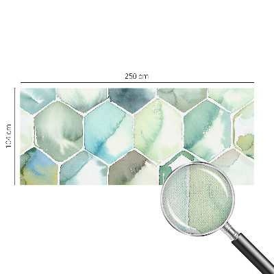 Fototapeta za otroško sobo Pastelni šesterokotniki