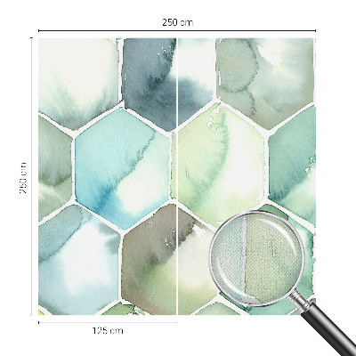 Fototapeta za otroško sobo Pastelni šesterokotniki