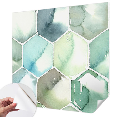 Fototapeta za otroško sobo Pastelni šesterokotniki