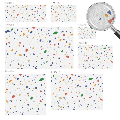 Samolepilna fototapeta Mavrični koščki