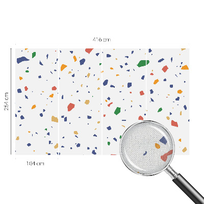 Samolepilna fototapeta Mavrični koščki