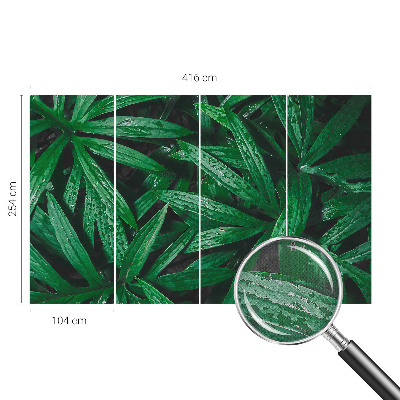 Samolepilna fototapeta za spalnico z motivom naravnega zelenja