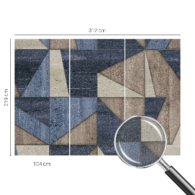 Otroška fototapeta z geometrijskimi vzorci